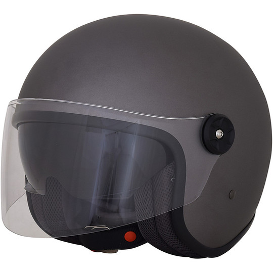 Dual Visor Motorcycle Helmet Jet AFX Fx-143 Frost Gray