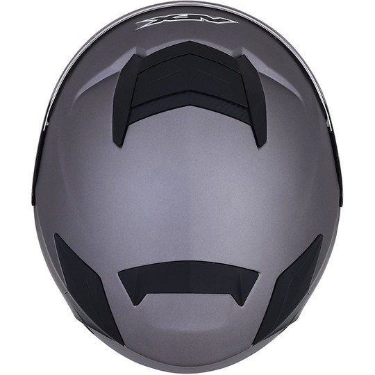 Dual Visor Motorcycle Helmet Jet AFX Fx-60 Frost Gray