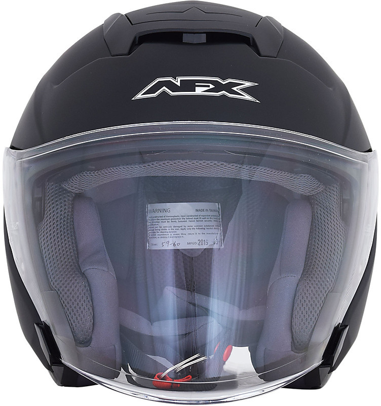 Dual Visor Motorcycle Helmet Jet AFX Fx60 Matt Black For Sale Online