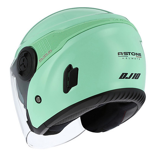 Dual Visor Motorcycle Helmet Jet Astone 10 DJ Turquoise