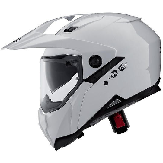 Dual-wheel motorcycle helmet Road Caberg xtrace White