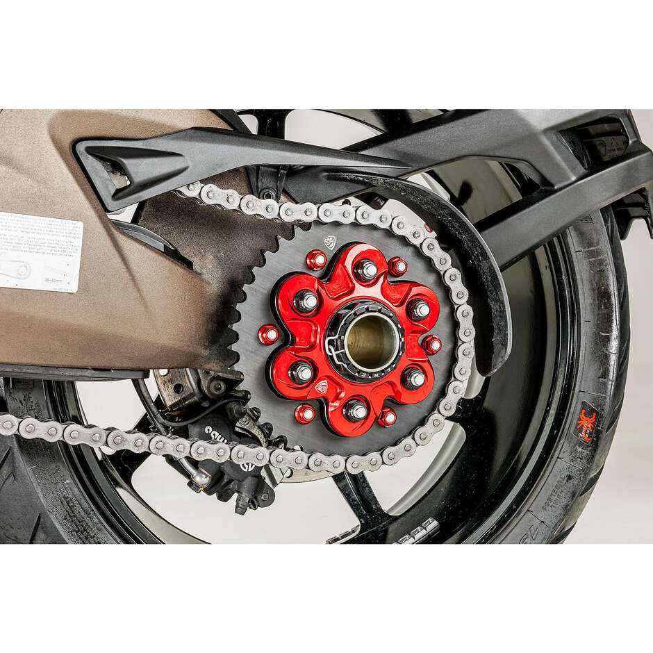 Ducati CNC Racing FL501 Kronenflansch Rot