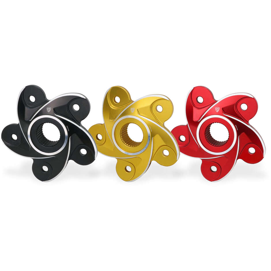 Ducati CNC Racing FL509 Kronenflansch Rot Silber