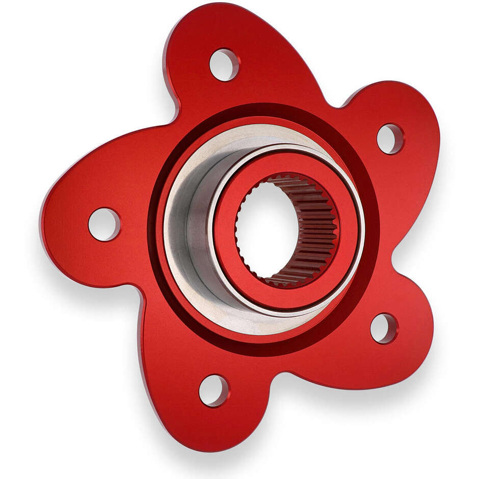 Ducati CNC Racing Roter Kronenflansch