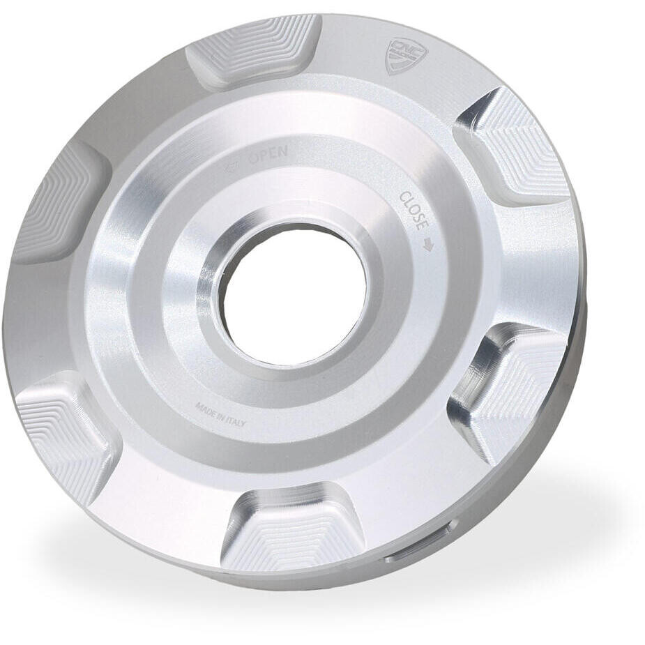Ducati CNC Racing TS102 Tankdeckel Silber