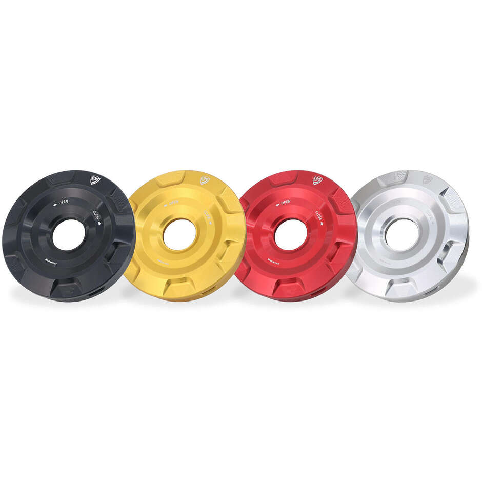 Ducati CNC Racing TS102 Tankdeckel Silber