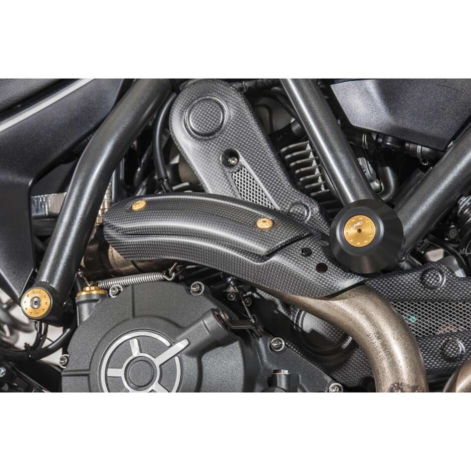 Ducati Collector Heat Shield - Carbon Matt CNC Racing ZA975 Matt
