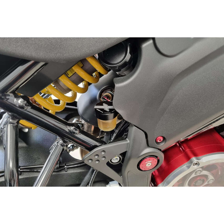 Ducati DesertX CNC Racing TF203 Rear Brake Fluid Reservoir Cap Black