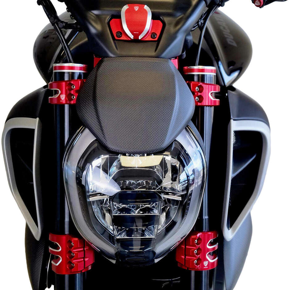 Ducati Diavel V4 Carbon Fiber CNC Racing Headlight Fairing Matte