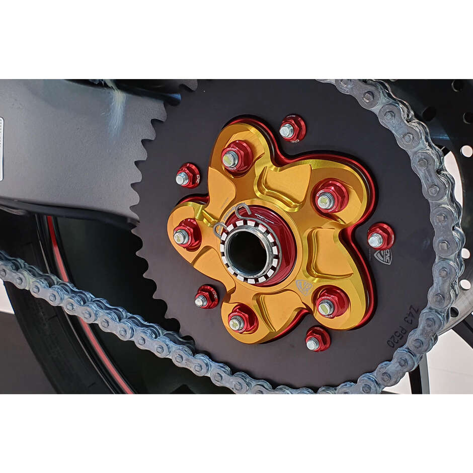 Ducati FL500 CNC Racing Gold Kronenflansch