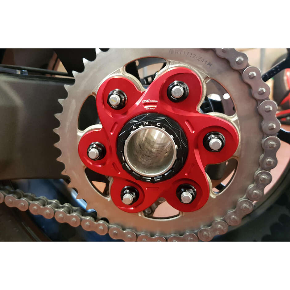 DUCATI FL504 Kronenflansch CNC Racing Rot