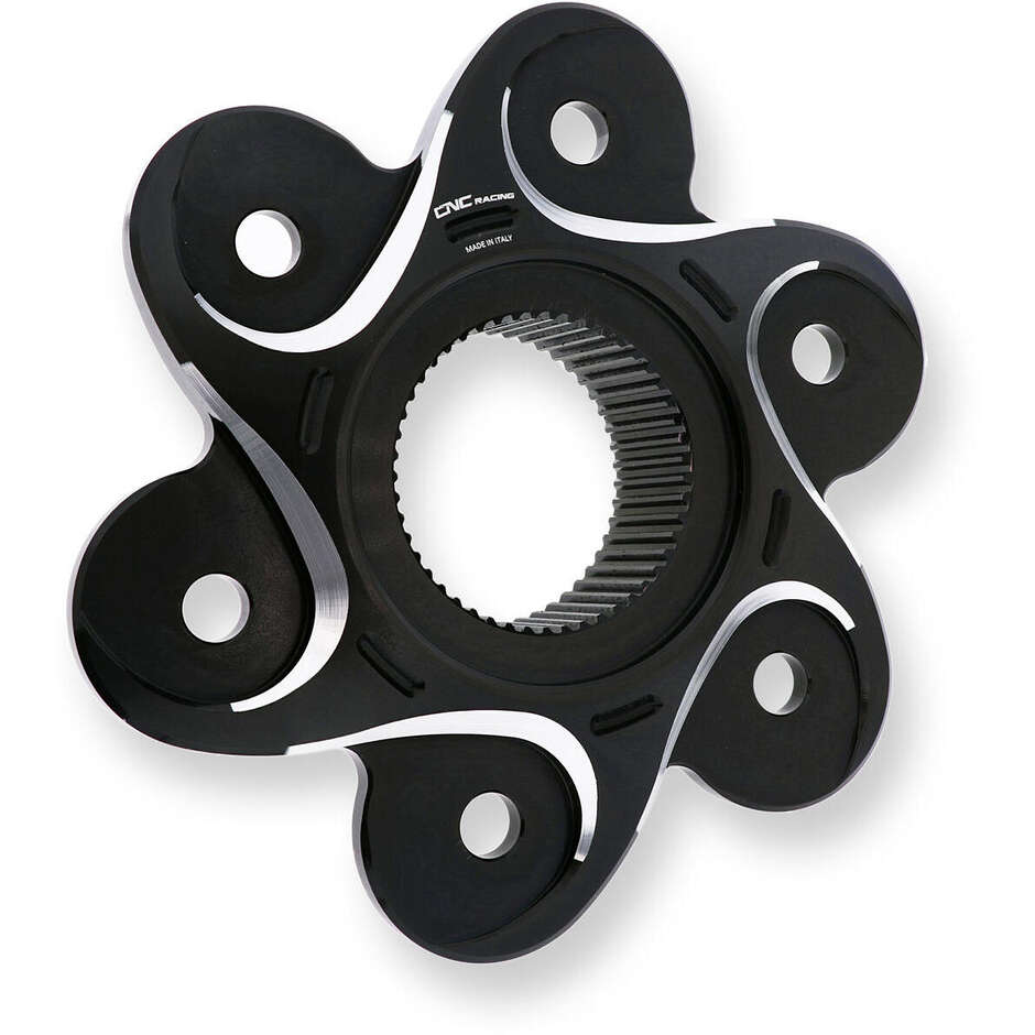 Ducati FL507 Crown Flange - Bicolor CNC Racing Black Silver