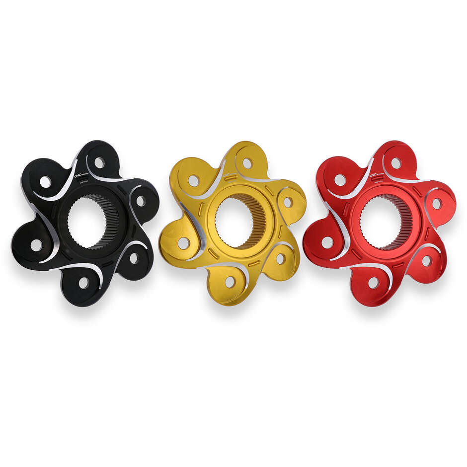 Ducati FL507 Crown Flange - Bicolor CNC Racing Black Silver