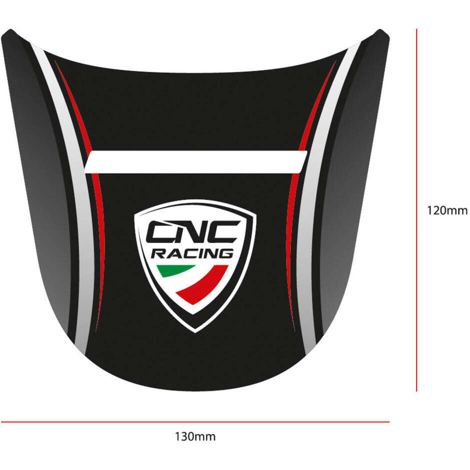 Ducati FP010 CNC Racing Fuel Tank Protection Sticker Black