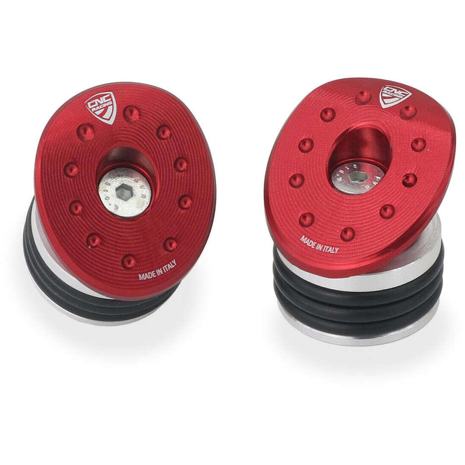 Ducati Hypermotard 698 Mono Frame Caps CNC Racing TT374 Red