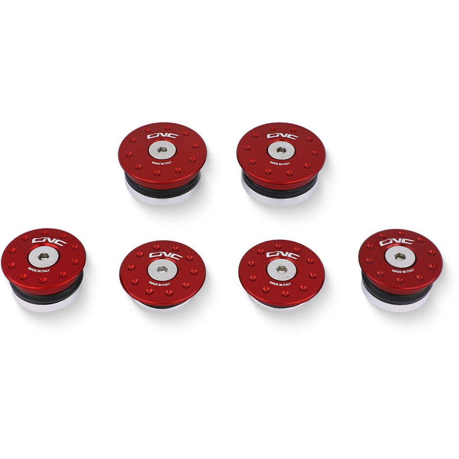 Ducati Hypermotard 950 CNC Racing TT355 Red Frame Caps Kit