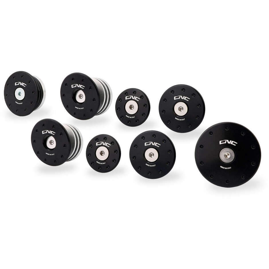 Ducati Monster 937 Frame Caps Kit CNC Racing TT365 Black