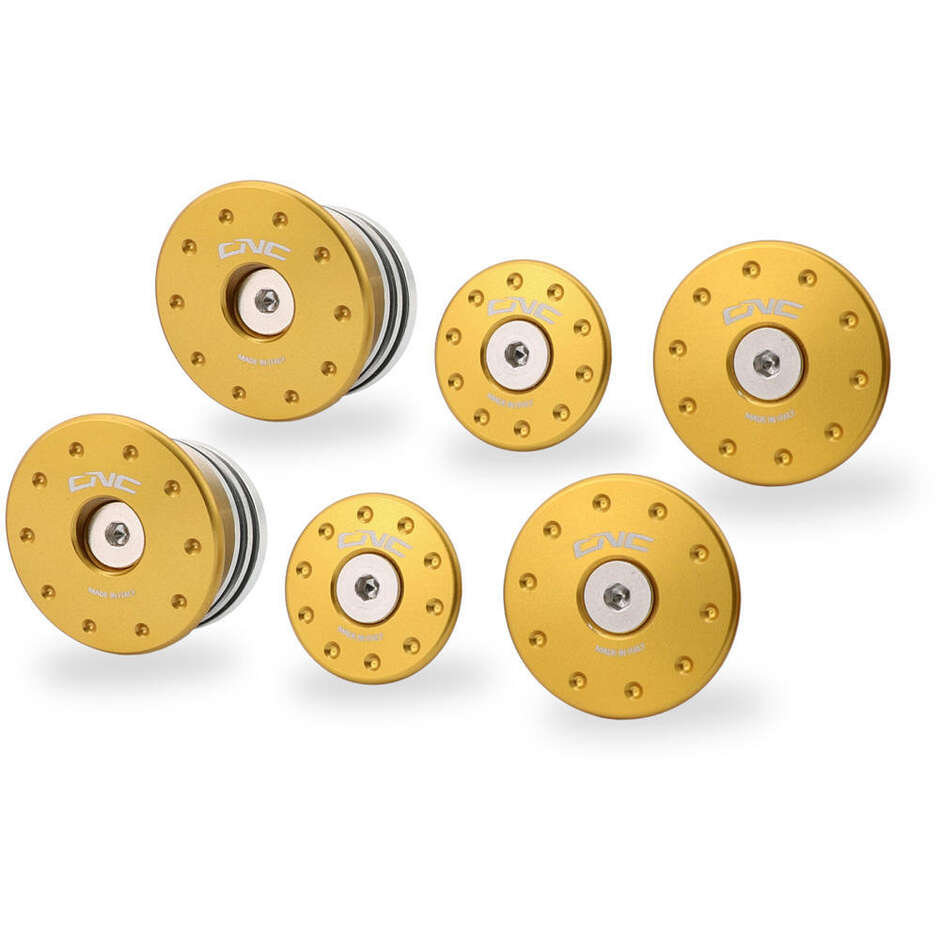 Ducati Monster 937 Frame Plug Kit (for TC325 Mounting) CNC Racing TT364 Gold