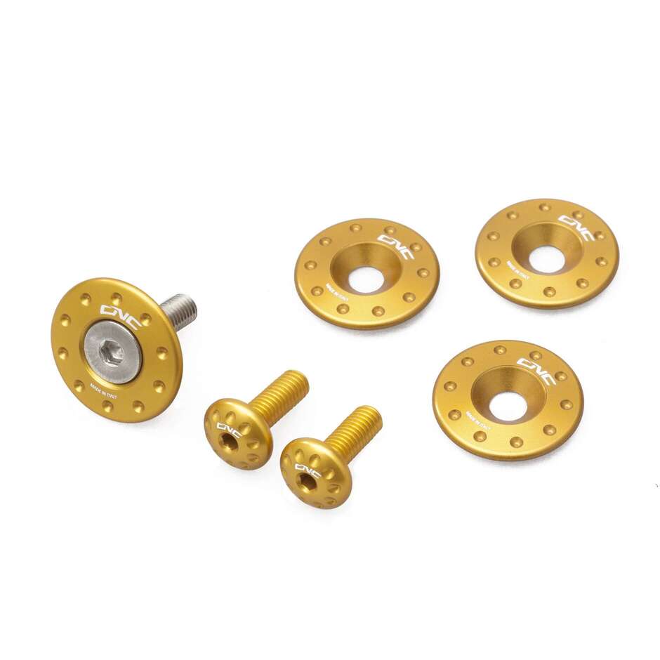 Ducati Multistrada Enduro CNC Racing TT337 Gold Radiator Air Conveyor Caps Kit