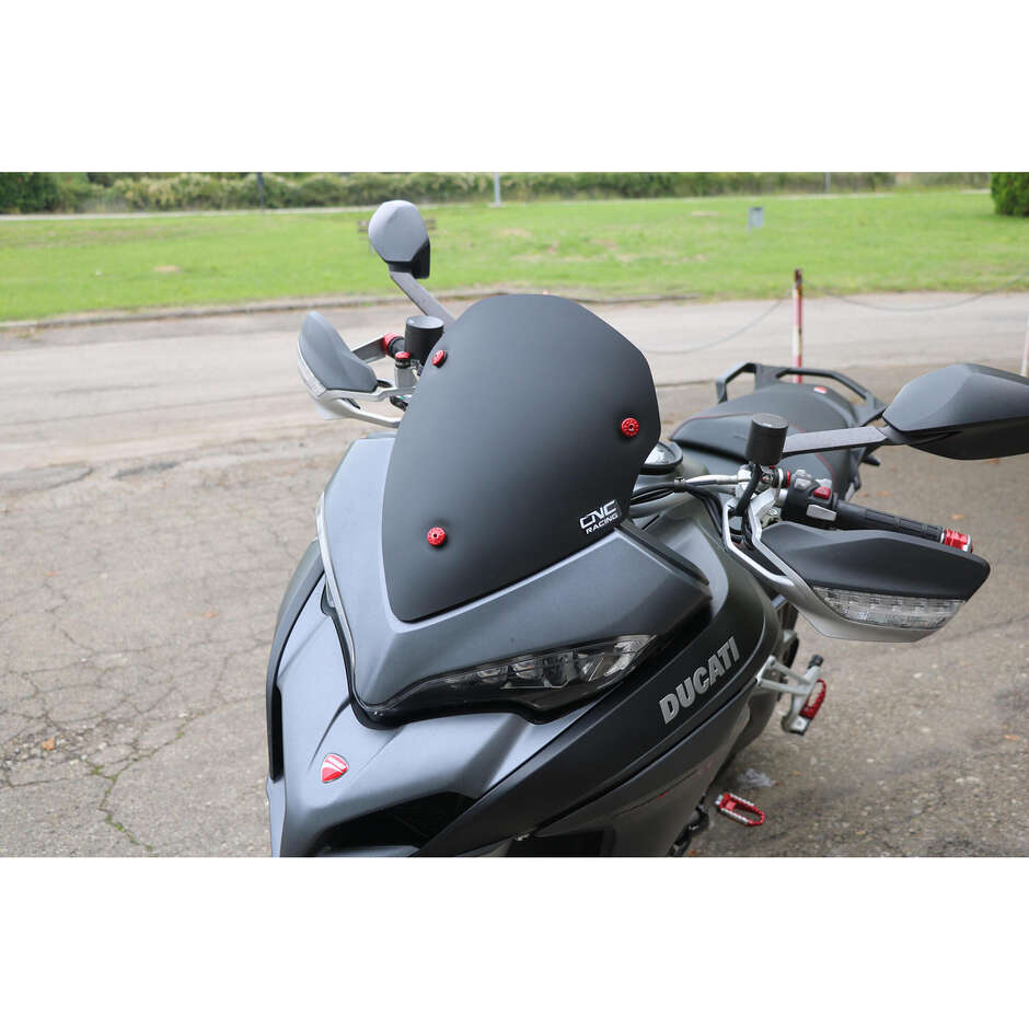 Ducati Multistrada Sport CNC Racing Windschutzscheibe schwarz