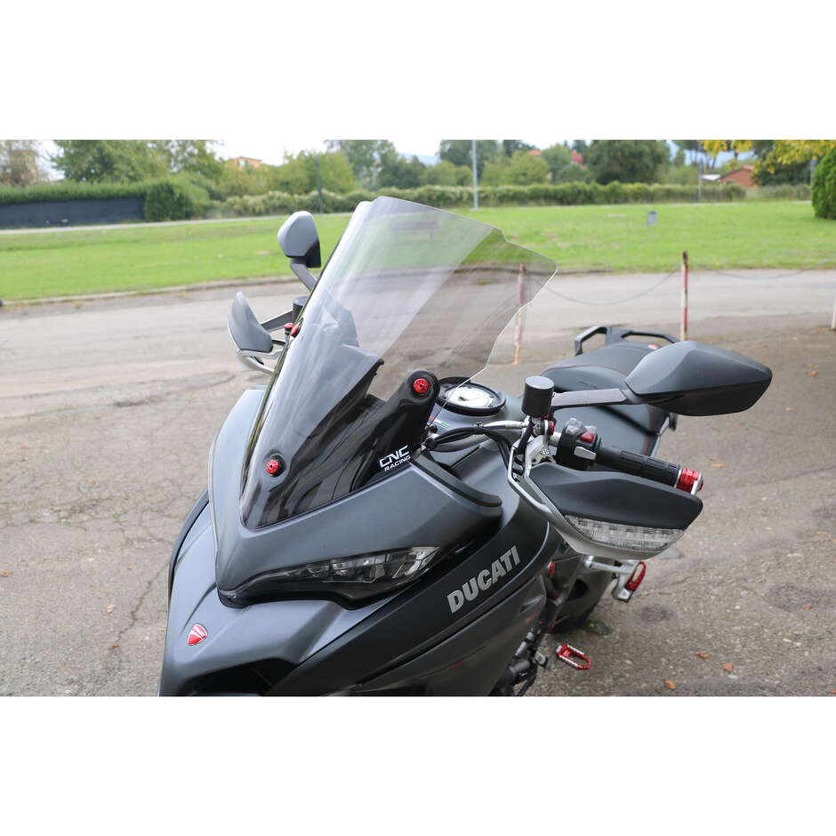 Ducati Multistrada Touring CNC Racing Windshield Smoke