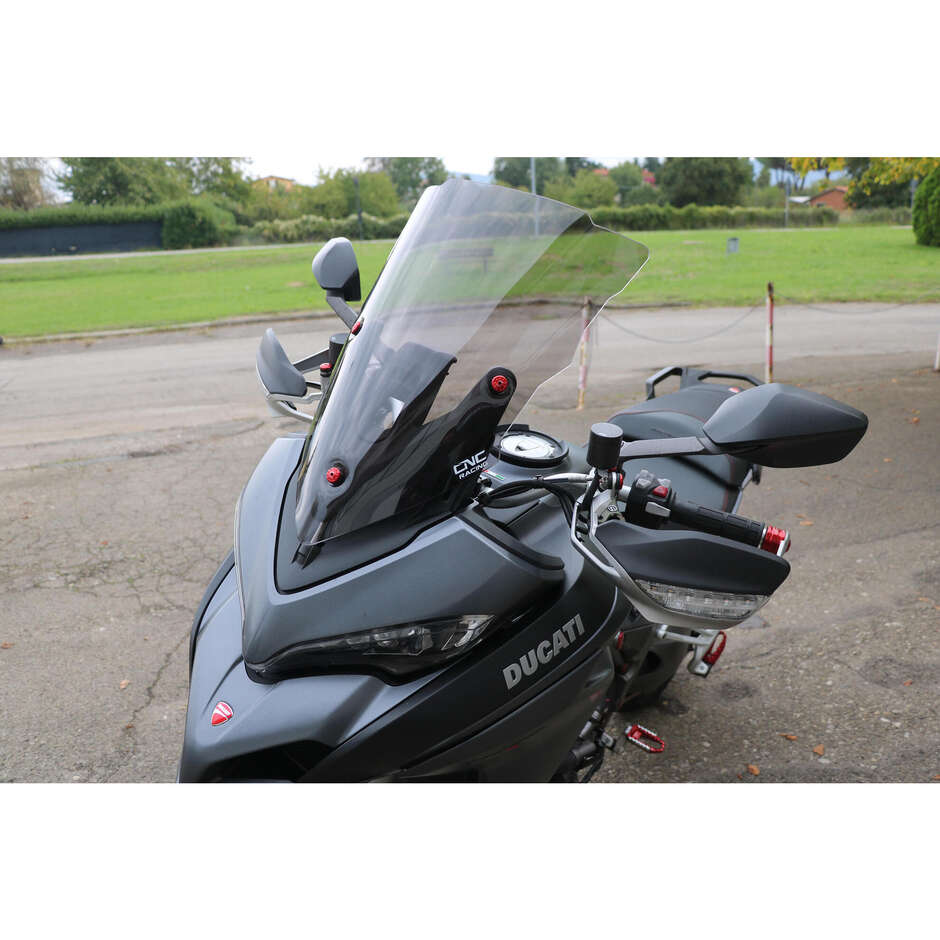 Ducati Multistrada Touring CNC Racing Windshield Smoke