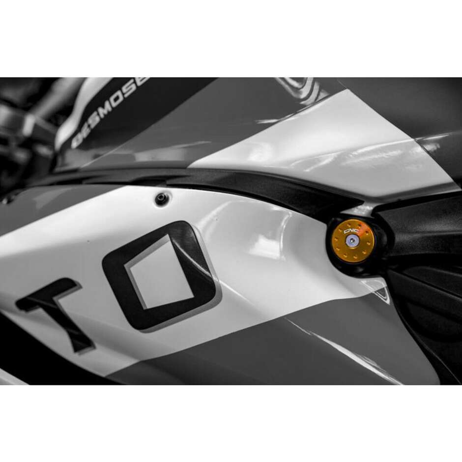 Ducati Panigale 899 Rahmenkappen; 959; 1299; V2 CNC Racing TT330 Gold