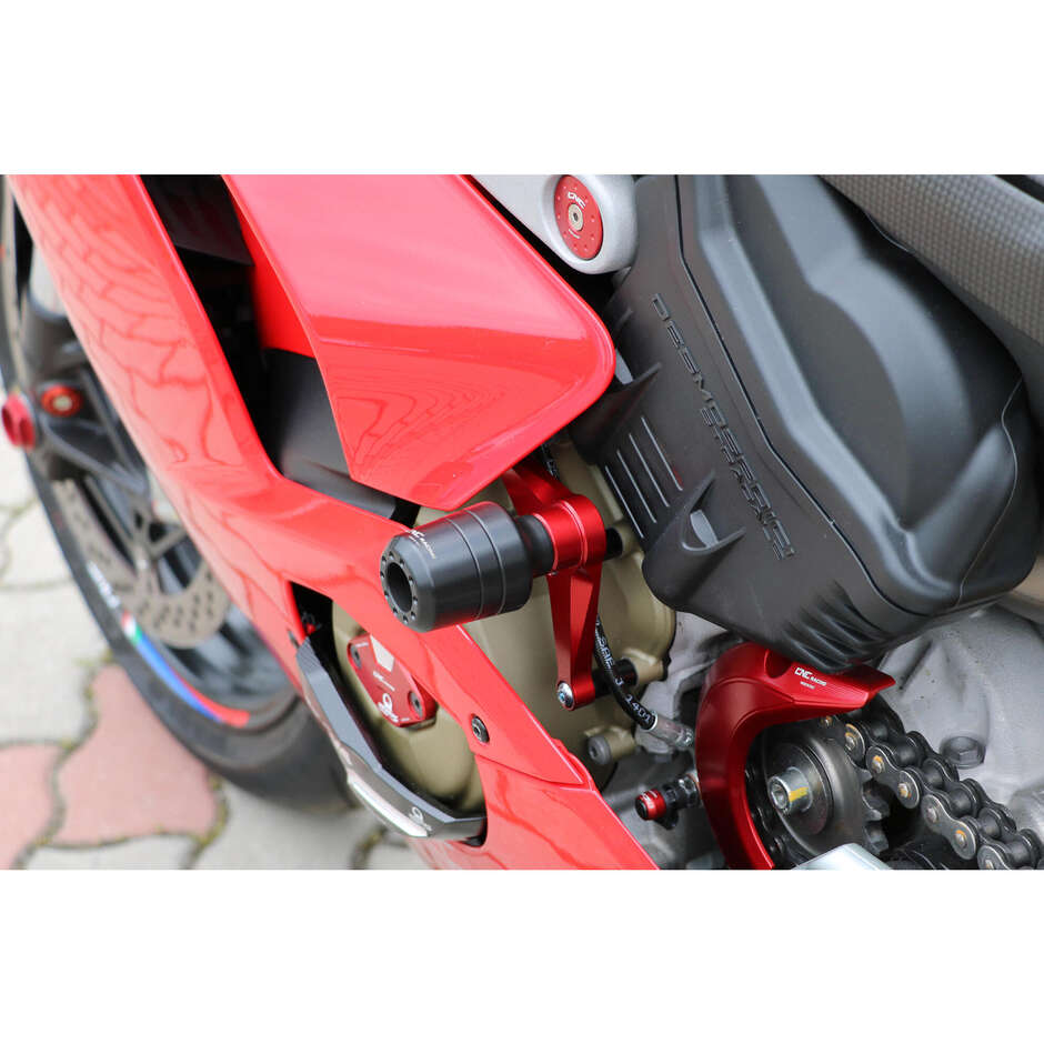 Ducati Panigale V4 CNC Racing Rahmenschieber rot