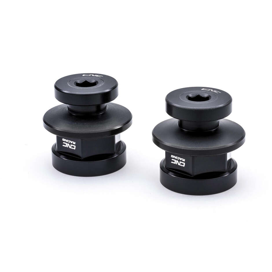 Ducati SC200 Rear Wheel Nuts with Stand Support CNC Racing Black