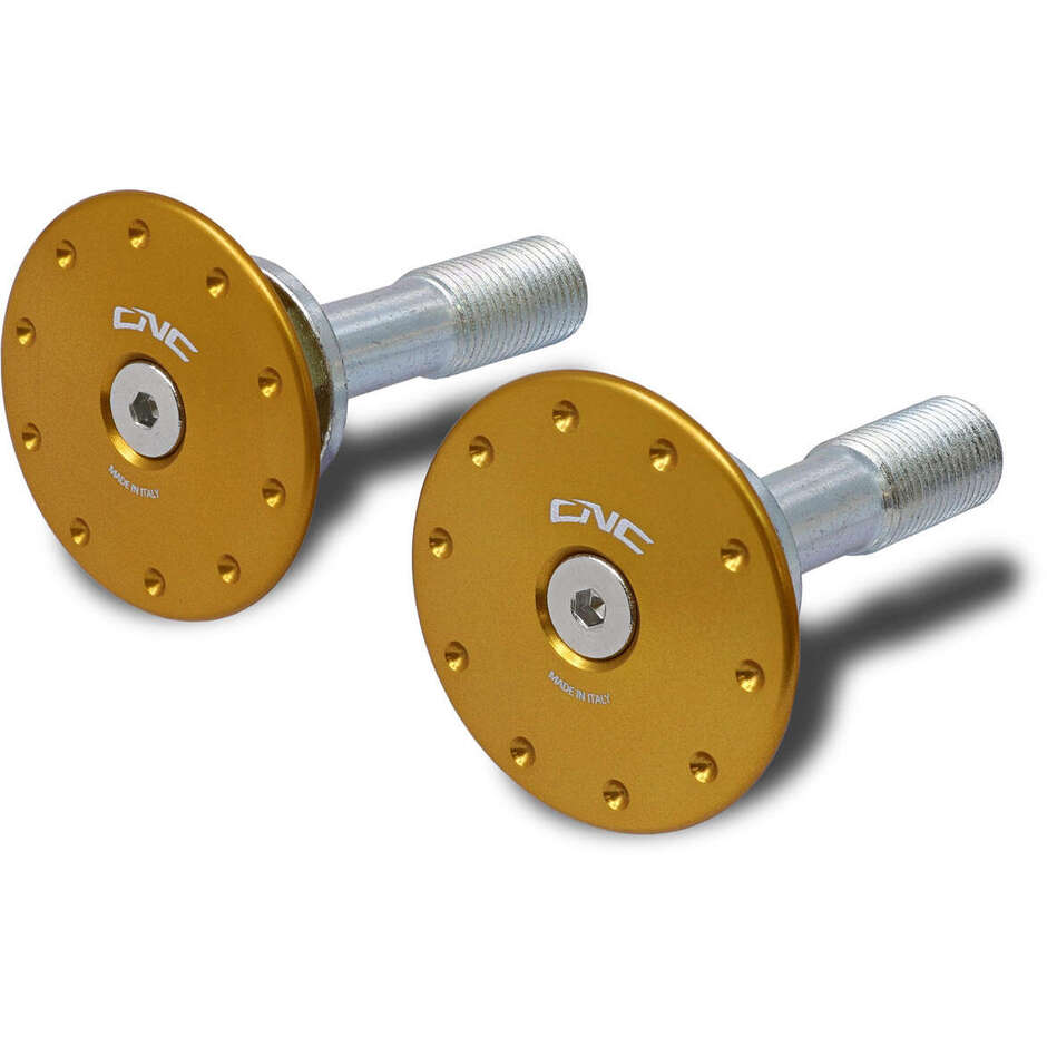 Ducati Streetfighter V4 Frame Plug Kit - Large Holes CNC Racing TT360 Gold