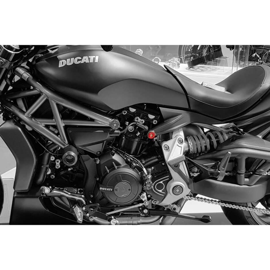 Ducati XDiavel CNC Racing TT539, schwarze hintere Hilfsrahmenkappen