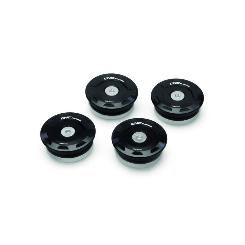 Ducati XDiavel Rahmenschutz - CNC Racing TCT01 Black Caps Kit