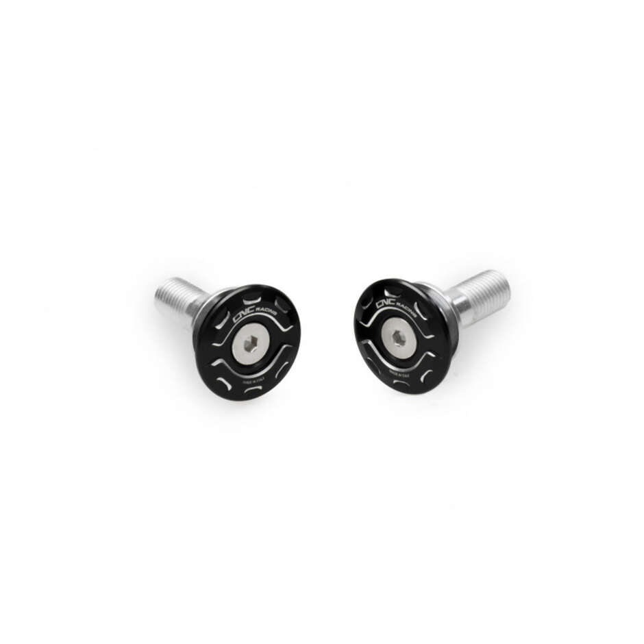 Ducati XDiavel two-tone rear subframe caps CNC Racing TT539 Black Silver