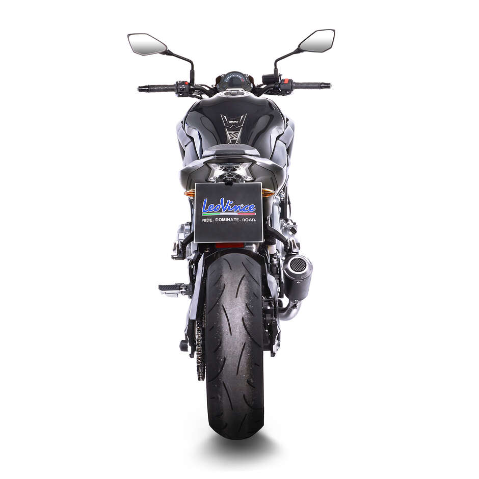 Echappement Slip-On Leovince 15204B LV-10 BLACK EDITION Spécifique Pour KAWASAKI Z900 (17-19); Z900 A2 (18-24)