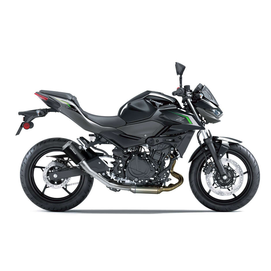 Echappement Slip-On Leovince 15218BU LV-10 BLACK EDITION Spécifique Pour KAWASAKI Ninja500/SE - Z500/SE (24-25); Ninja400 (18-23); Z400 (19-23)