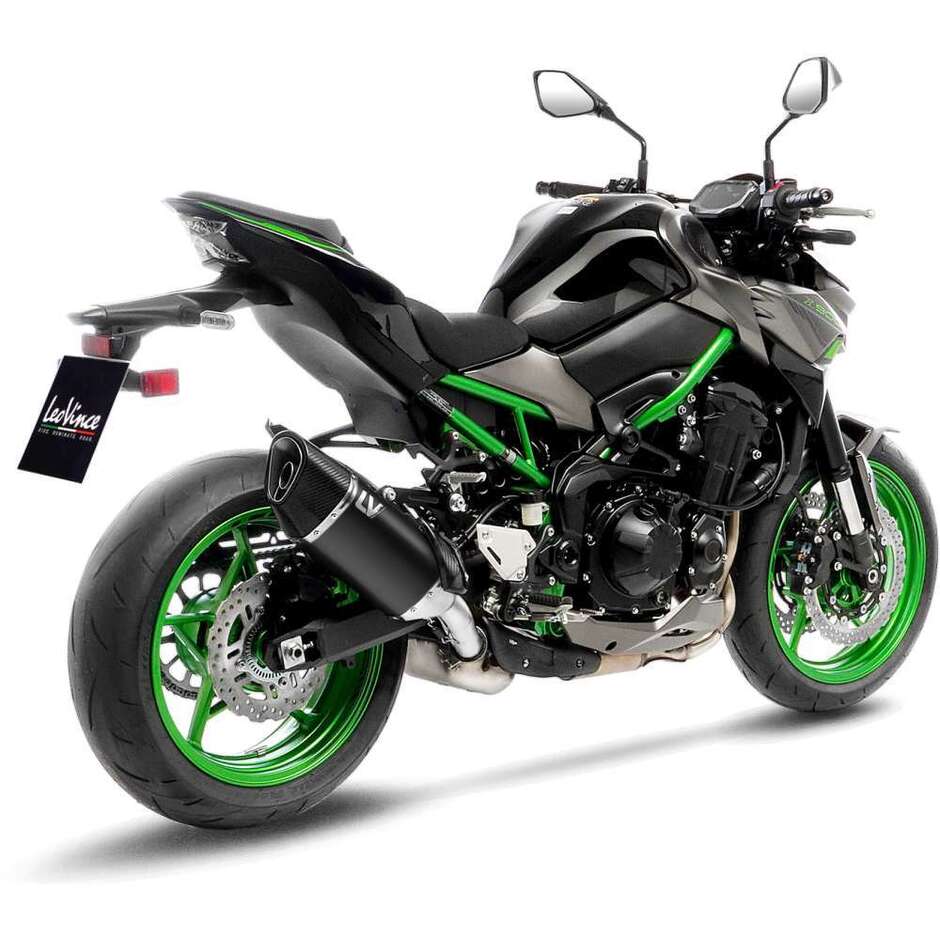 Echappement Slip-On Leovince 15605B LV-14R BLACK EDITION Spécifique Pour KAWASAKI Z900 (17-19); Z900 A2 (18-24)