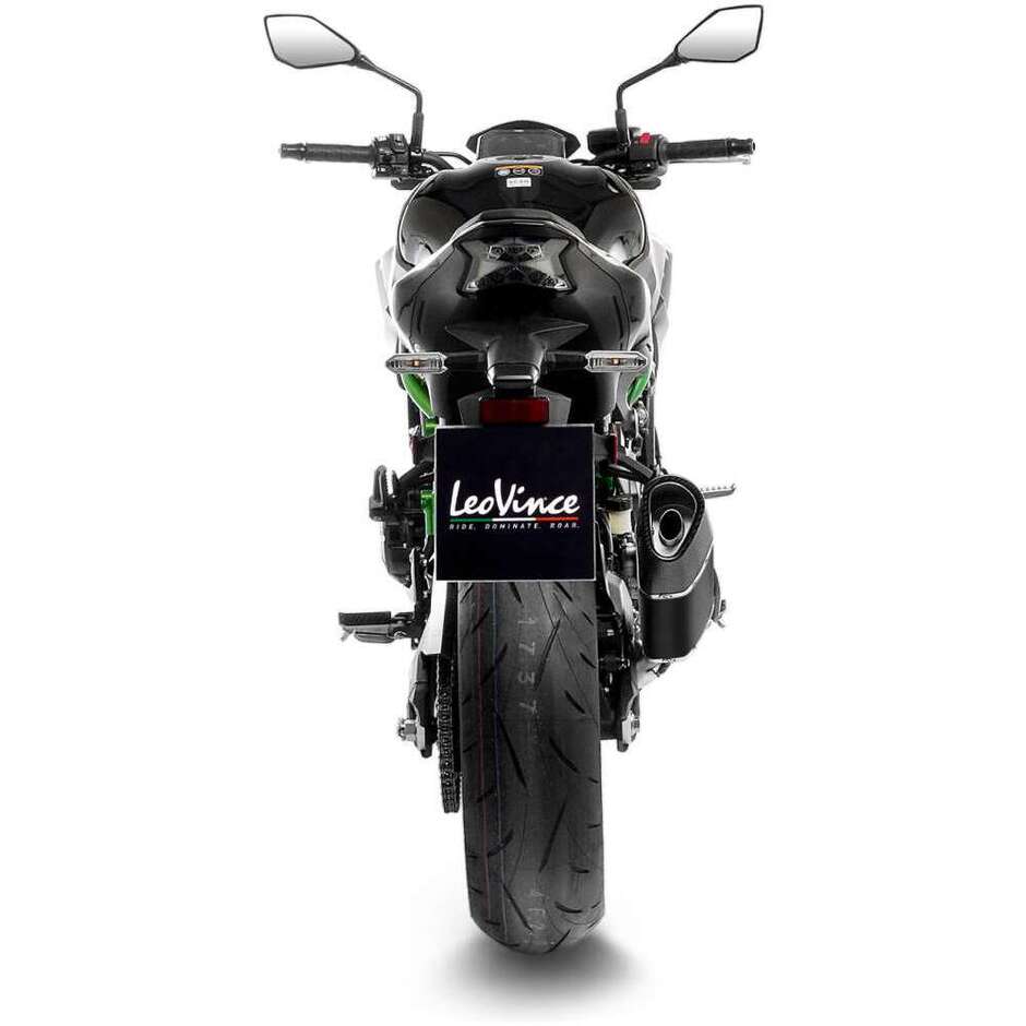 Echappement Slip-On Leovince 15605B LV-14R BLACK EDITION Spécifique Pour KAWASAKI Z900 (17-19); Z900 A2 (18-24)