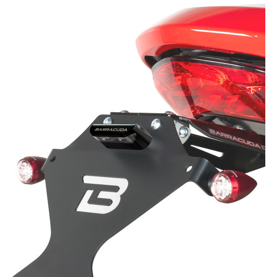 Eclairage de plaque d'immatriculation moto Barracuda LED Universa