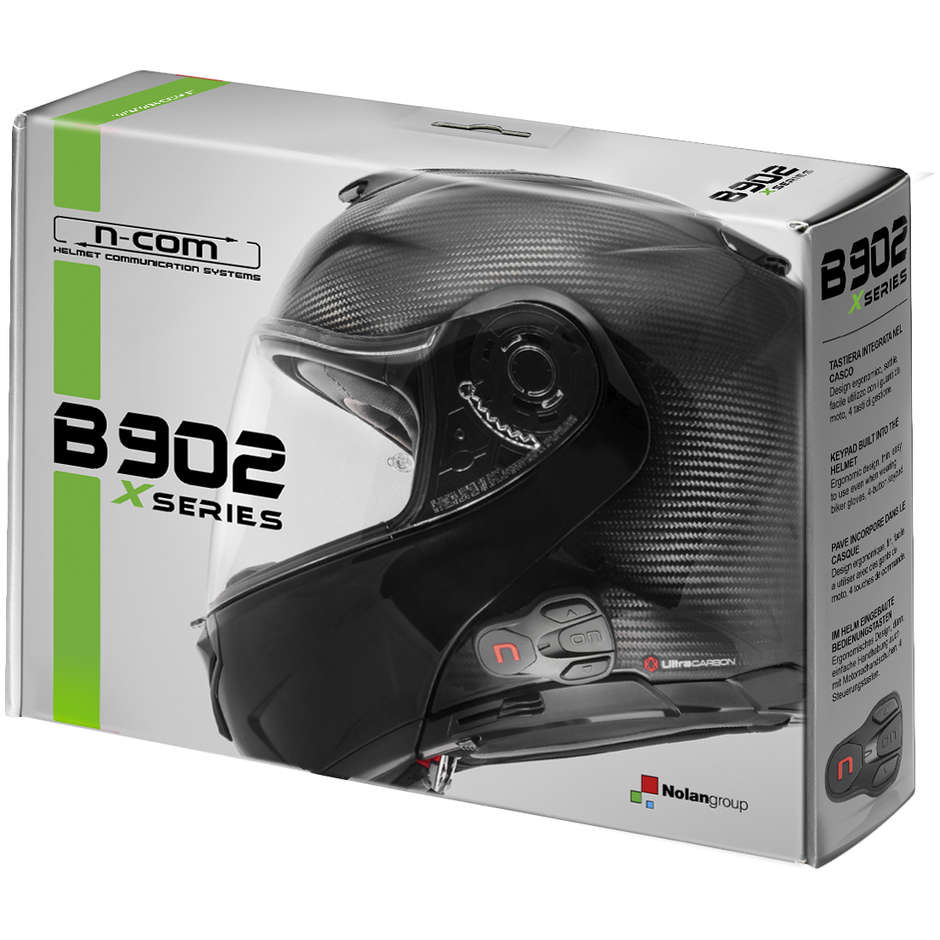 Einzelne Motorrad-Gegensprechanlage der N-Com B902 X-Serie für X-Lite-Helm