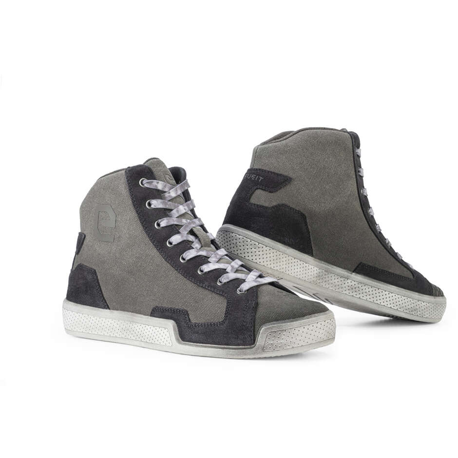 Eleveit Antiber Air Canvas Gray Motorcycle Shoes