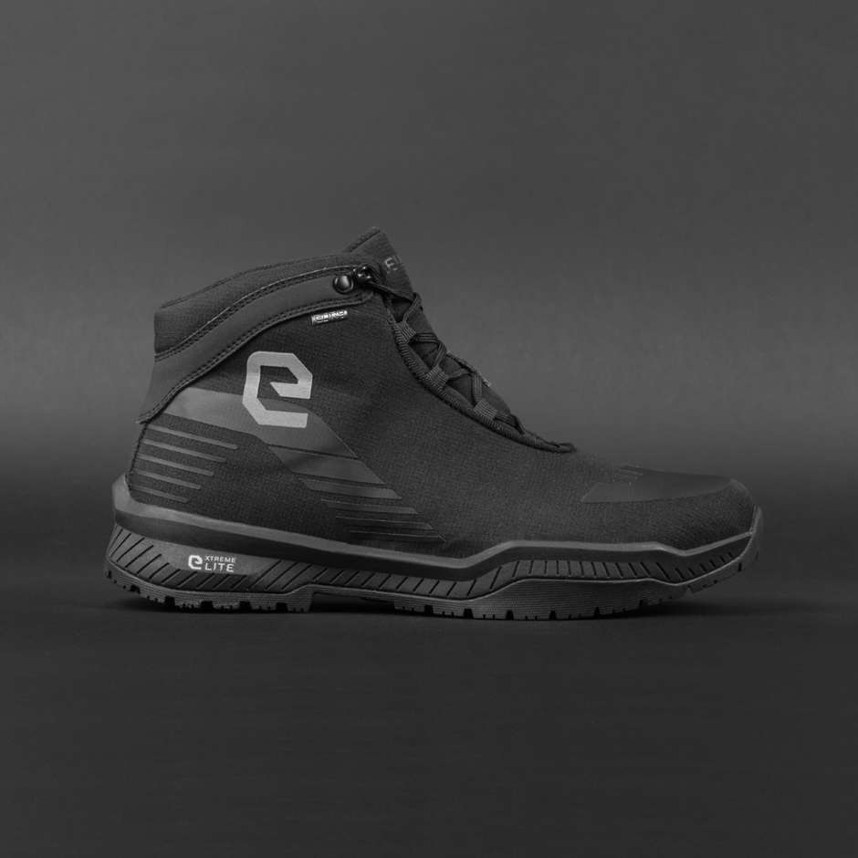 Eleveit Town WP Black Technical Motorcycle Shoes