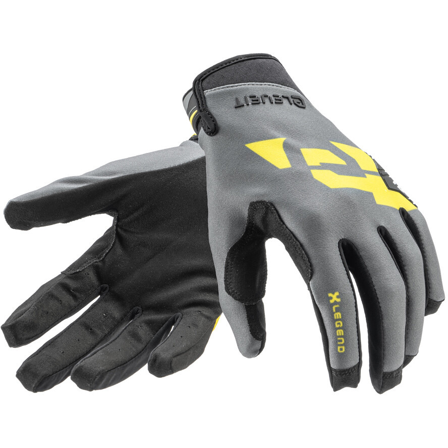 Eleveit X-LEGEND GLOVES 23 Motorcycle Gloves Black Gray Yellow