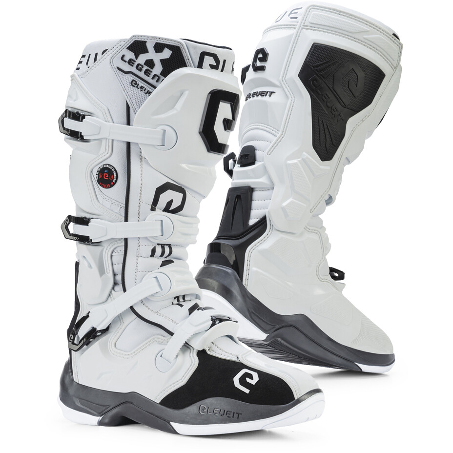 Eleveit X-Legend White Cross Enduro Motorcycle Boots