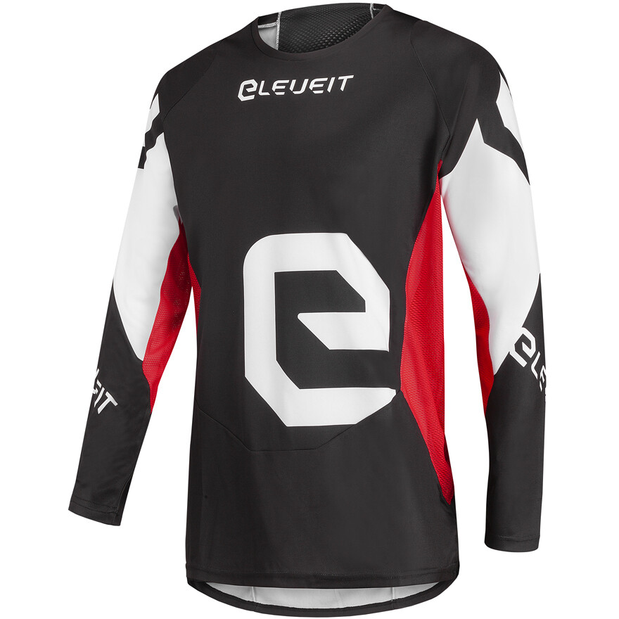 Eleveit X TREME JERSEY 23 Cross Enduro Motorradtrikot Schwarz Rot Weiß
