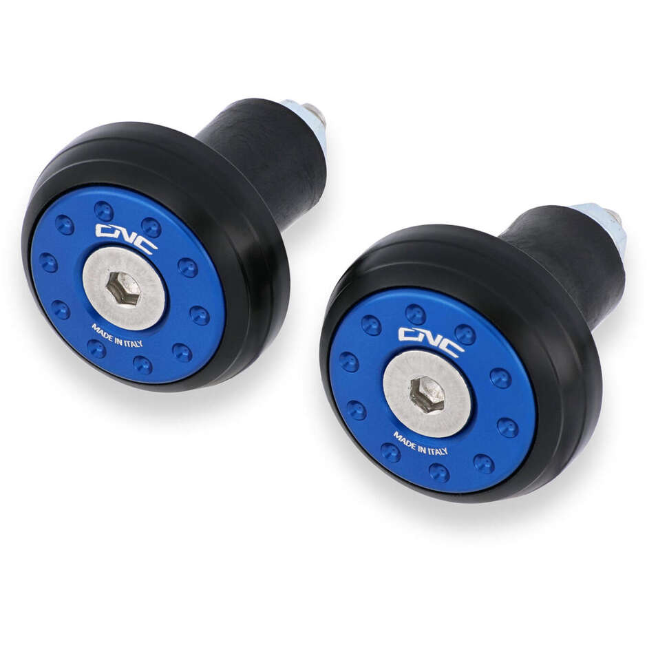 Embouts de guidon bleus Extralight CM233 CNC Racing
