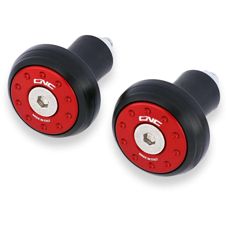 Embouts de guidon CNC Racing Extralight CM233 rouges