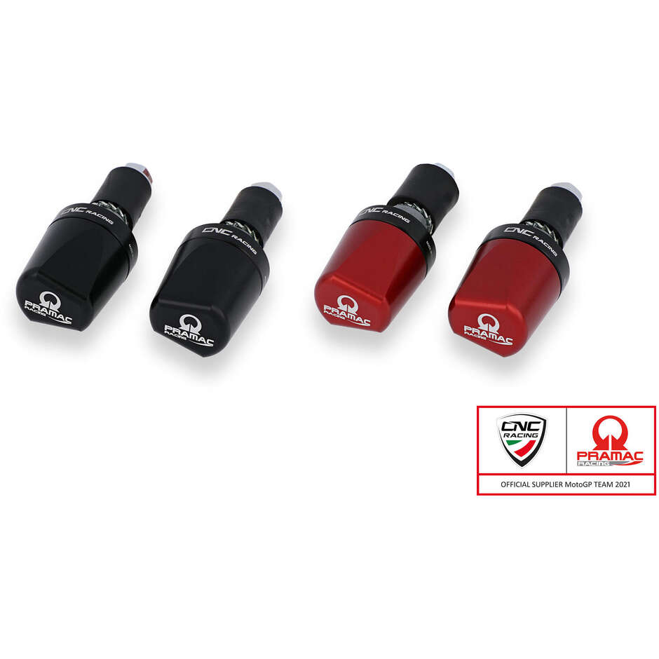 Embouts de guidon LOOK CM236 - Pramac Racing Limited Edition CNC Racing Red