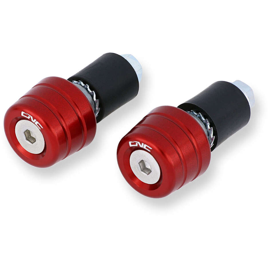 Embouts de guidon MINI CM234 CNC Racing rouges