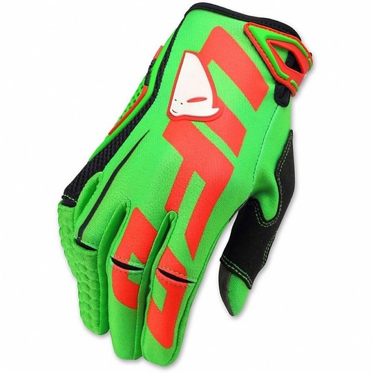 Enduro Moto Cross Gloves Ufo BLAZE Green
