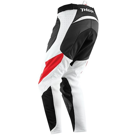 Enduro Moto Cross Pants Thor Core-Orbit 2015 Weiß Schwarz Rot